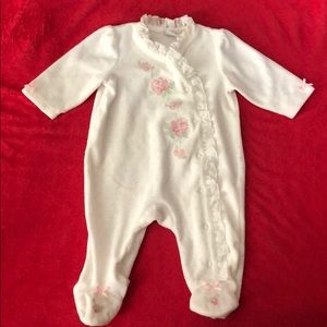 Little Me footie pajama 3m